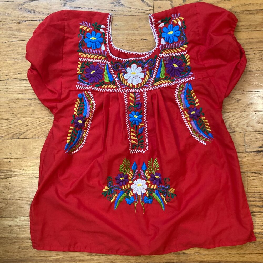 Embroidered blouse - EUC